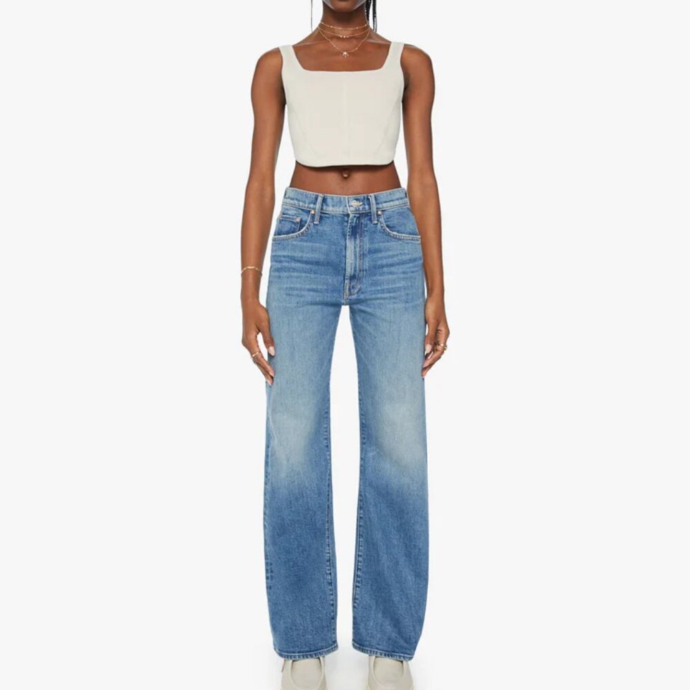 MOTHER Blue Flare & Wide Leg Jeans